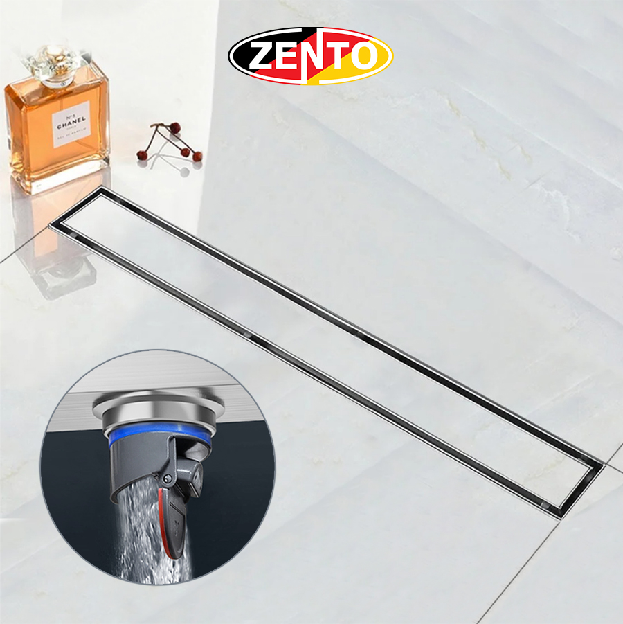 Thoát sàn chống mùi Linear Shower Drain ZT655-60L (55x600mm)