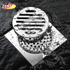 Hố ga thoát sàn chống mùi hôi Zento ZT608 (100x100mm)