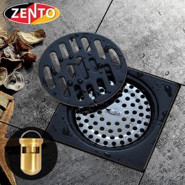 Thoát sàn chống mùi Black series Zento ZT541 (100x100mm)