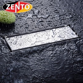 Thoát sàn chống mùi inox Zento ZT653-28 (80x280mm)