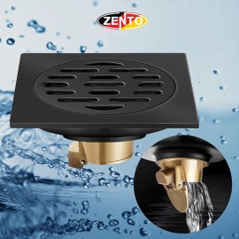 Thoát sàn chống mùi Black series Zento ZT541-1L (100x100mm)